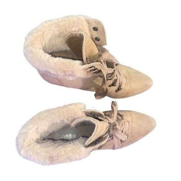 Bamboo Women’s Fur Boots Size 9 - Picture 3 of 12